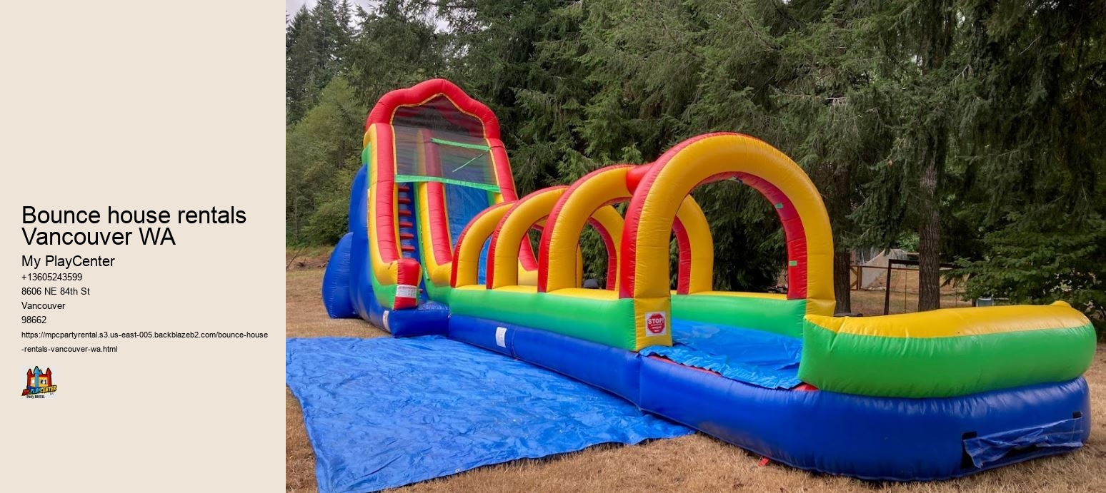 bounce house rentals Vancouver WA